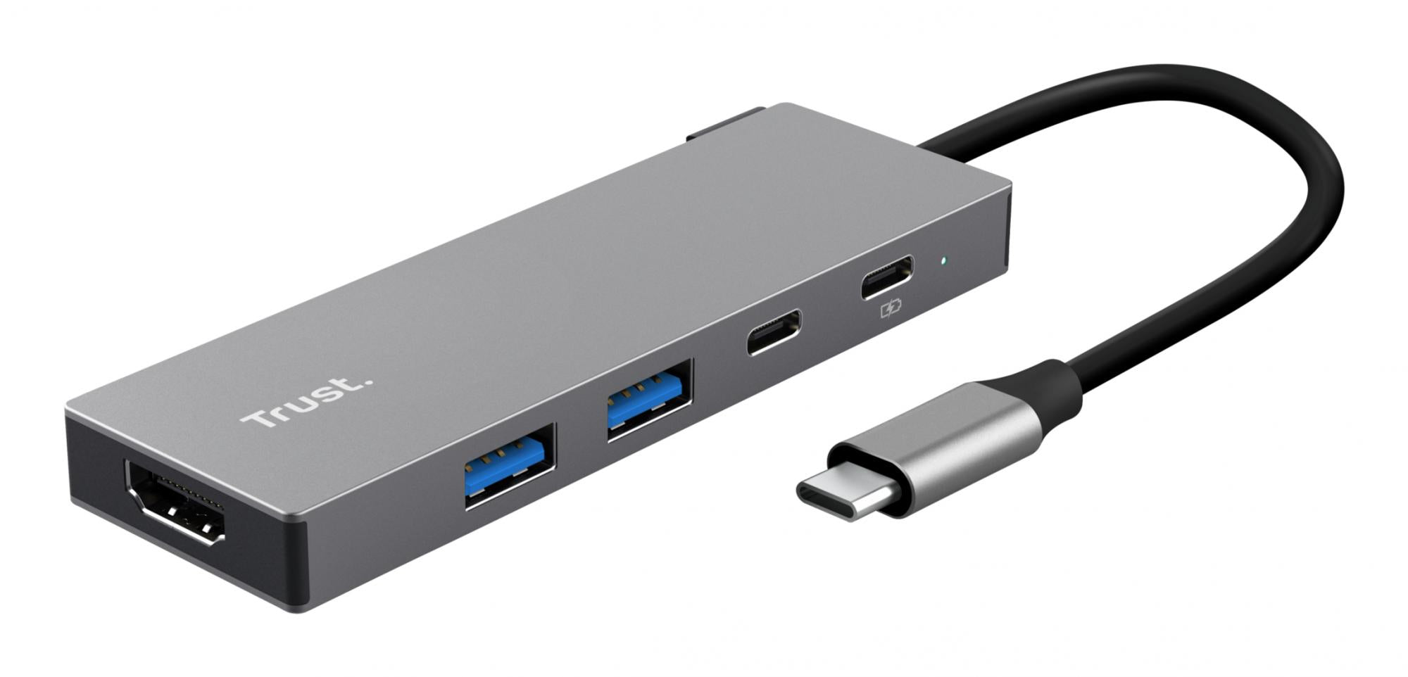 Trust Dalyx 5-i-1 Usb-c Multiport-adapter - Geekd.dk