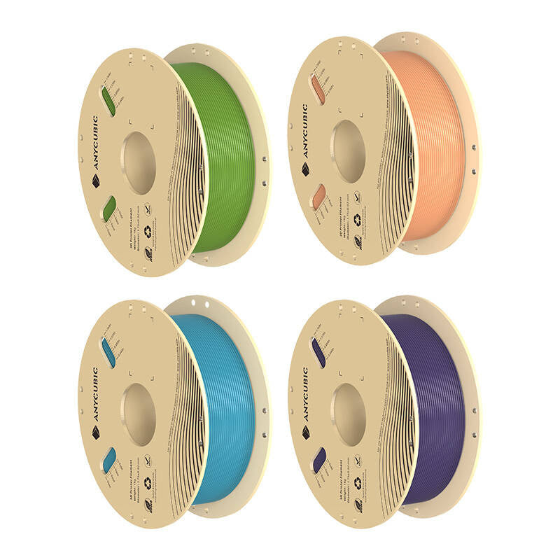 Anycubic Pla Pantone Filament  -  4 Farver, 4 ã 1 Kg - Geekd.dk