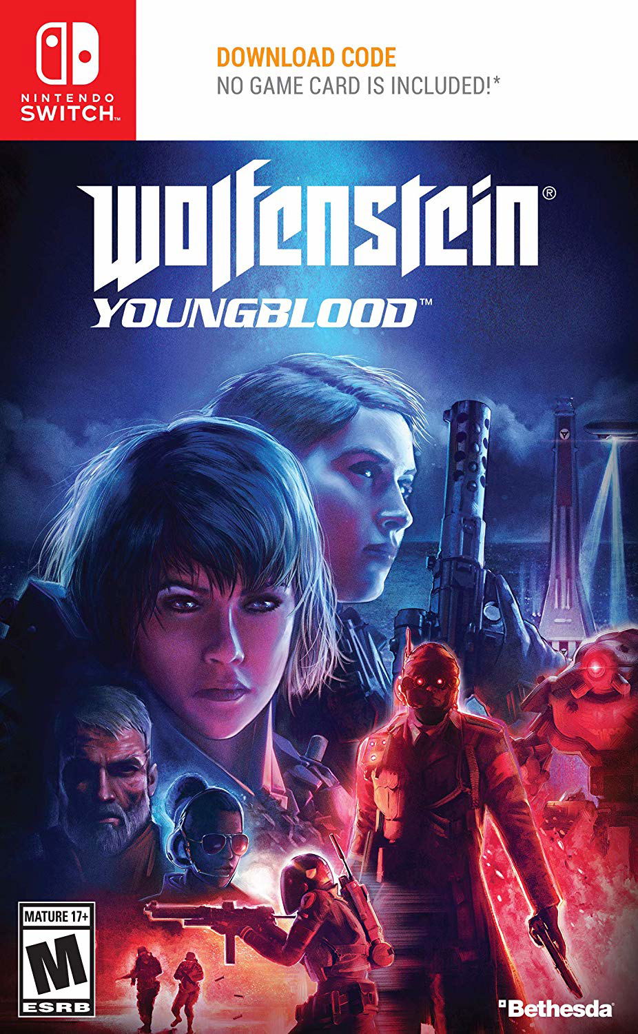 Wolfenstein: Youngblood (code In Box) (us Region Locked)  -  Nintendo Switch Nintendo Switch Spil - Geekd.dk