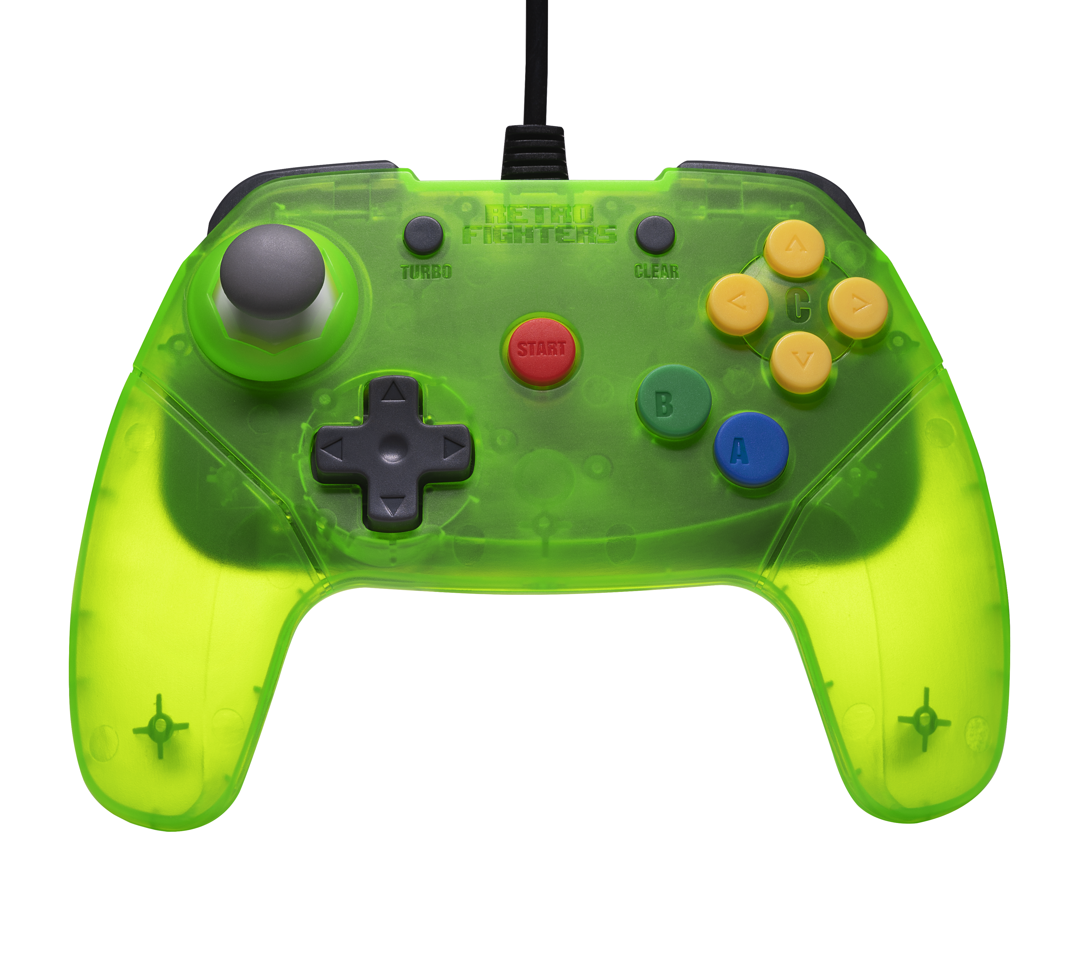 Retro Fighters Brawler64 V2  -  Kablet N64-controller, Grøn - Geekd.dk