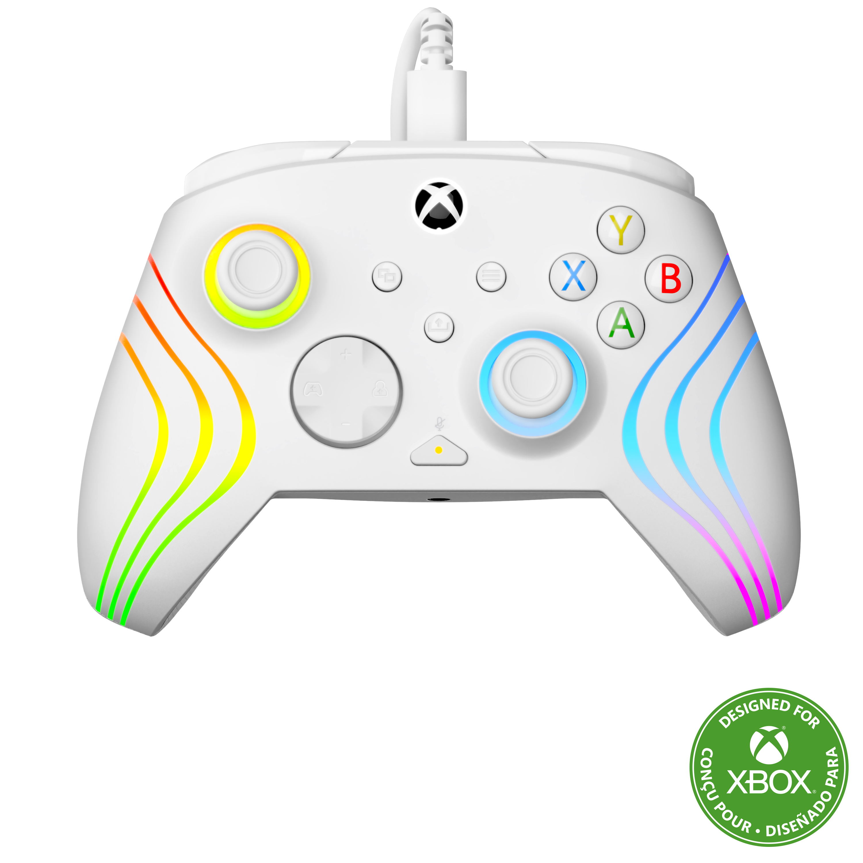 Turtle Beach Afterglow Wave Wired  -  Xbox/pc, Hvid Controller - Geekd.dk