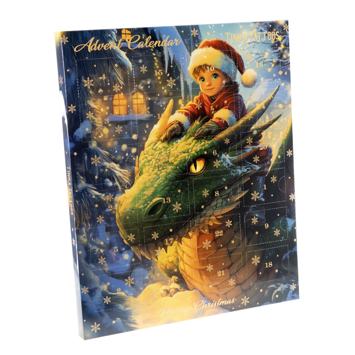 Tinka Julekalender Med Tatoveringer  -  Drage - Geekd.dk