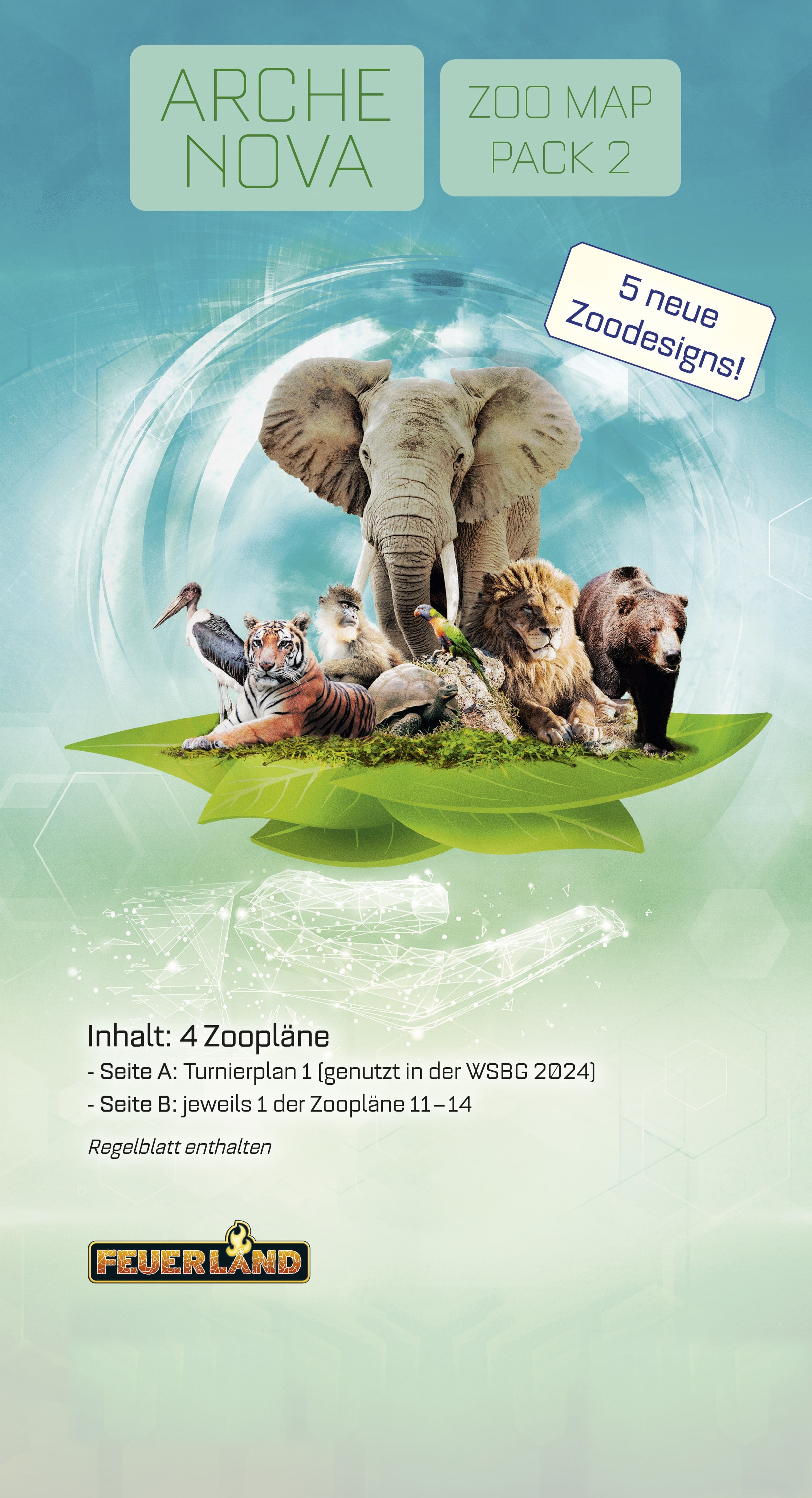 Arche Nova: Zoo Map Pack 2  -  Tysk Brætspil - Geekd.dk