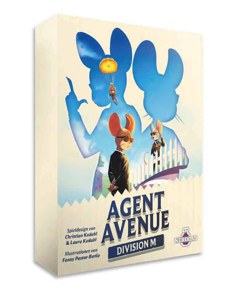 Agent Avenue  -  Division M Udvidelse  -  Tysk Brætspil - Geekd.dk