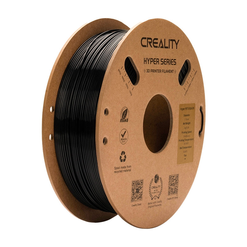 Creality Hyper Petg Filament  -  Sort, 1 Kg - Geekd.dk