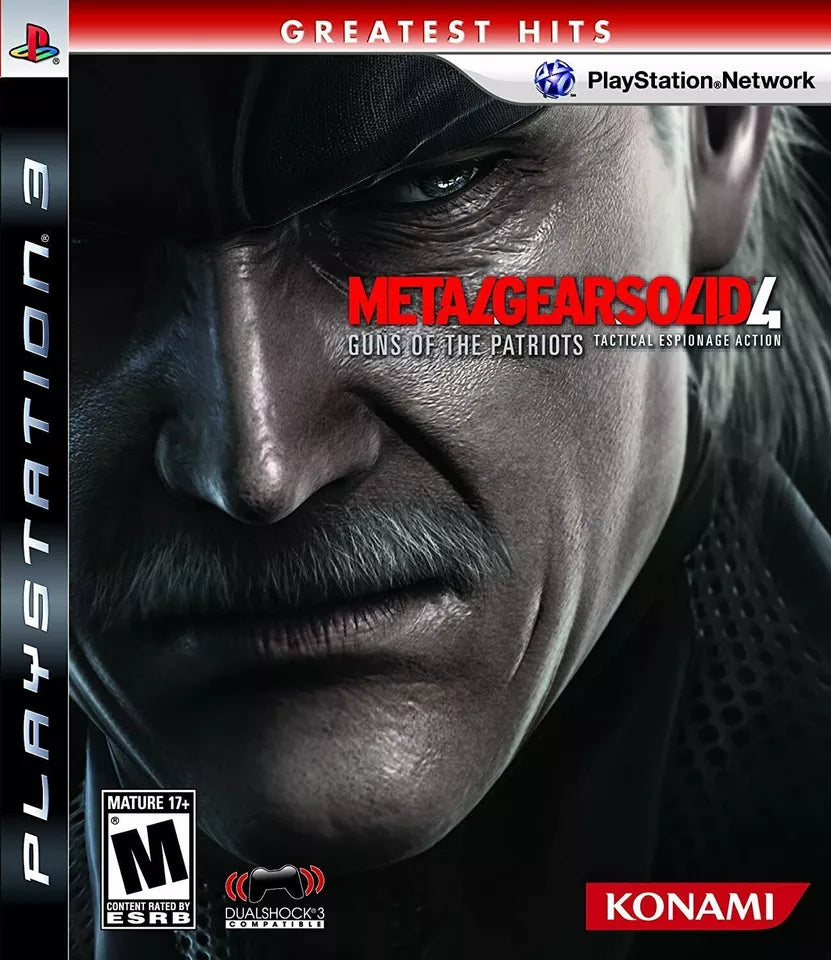 Metal Gear Solid 4: Guns Of The Patriots  -  Playstation 3 Ps3 Spil - Geekd.dk