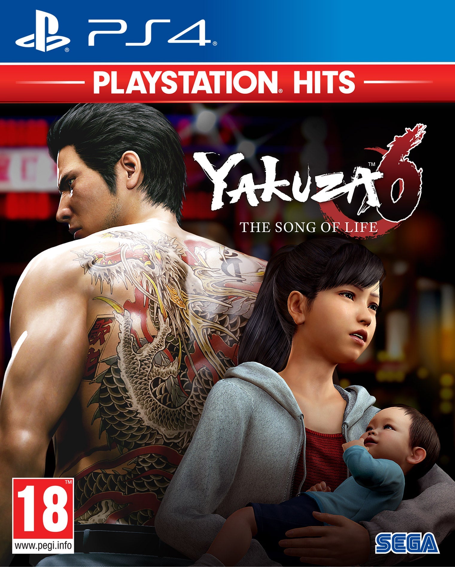 Yakuza 6: The Song Of Life (playstation Hits)  -  Playstation 4 Ps4 Spil - Geekd.dk