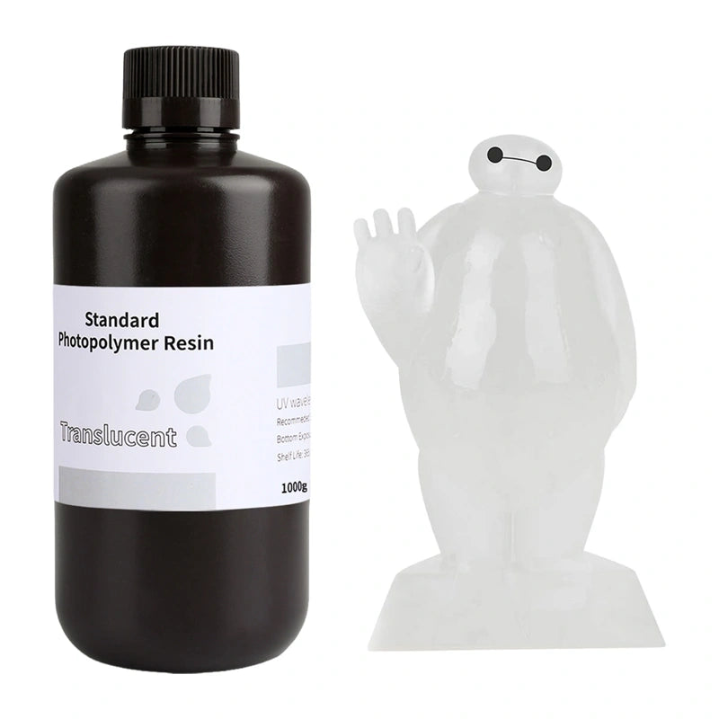 Elegoo Standard Resin 1.0  -  Halvtransparent, 1 Kg 3d-printer Resin - Geekd.dk