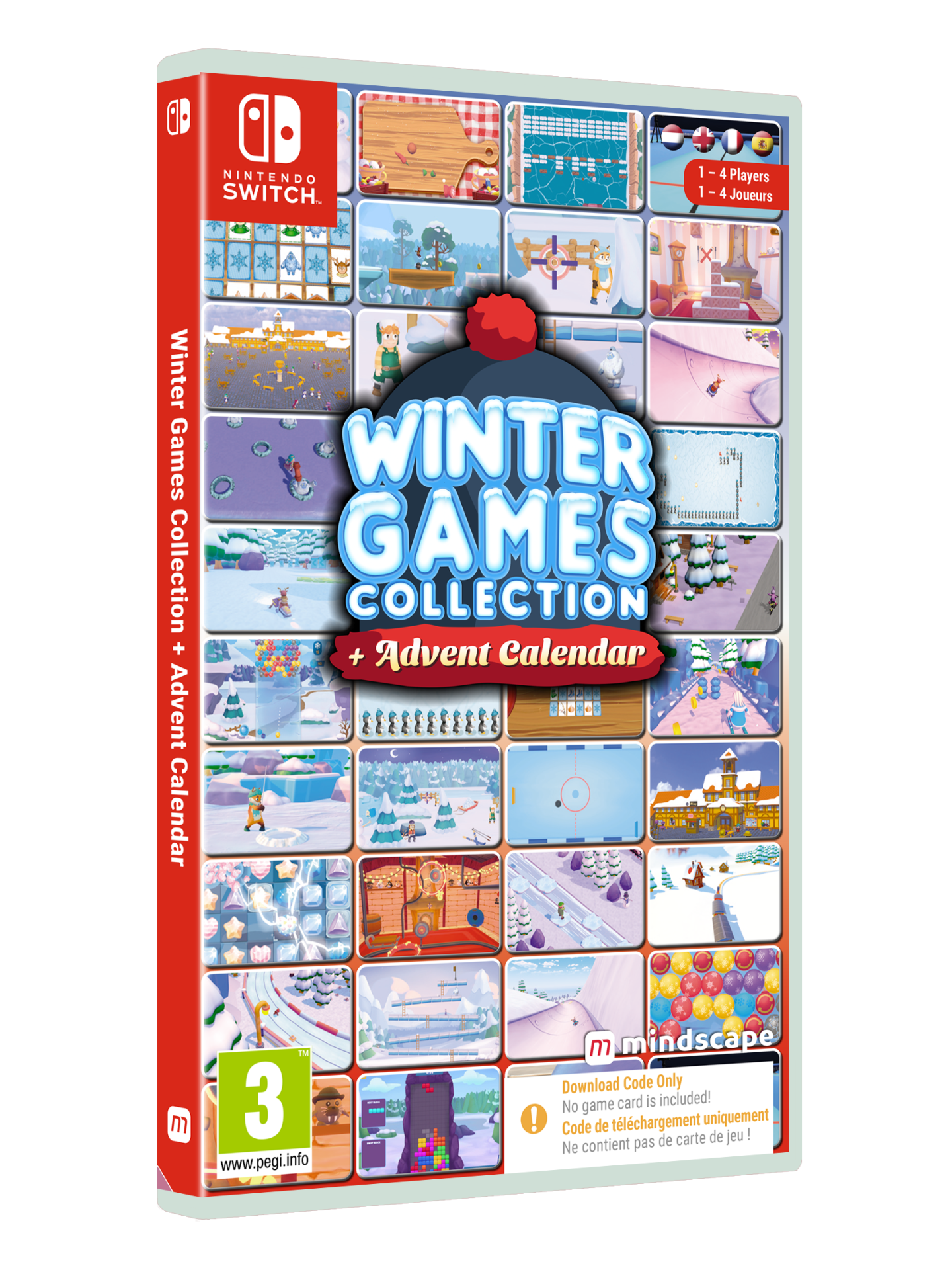 Wintergames Collection + Advent Calendar (code In A Box)  -  Nintendo Switch Nintendo Switch Spil - Geekd.dk