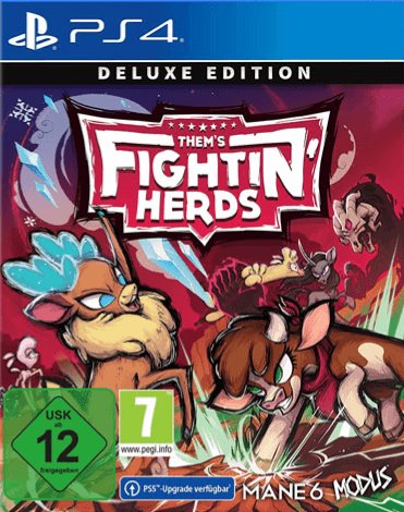 Them's Fightin' Herds (deluxe Edition) (de/multi In Game)  -  Playstation 4 Ps4 Spil - Geekd.dk