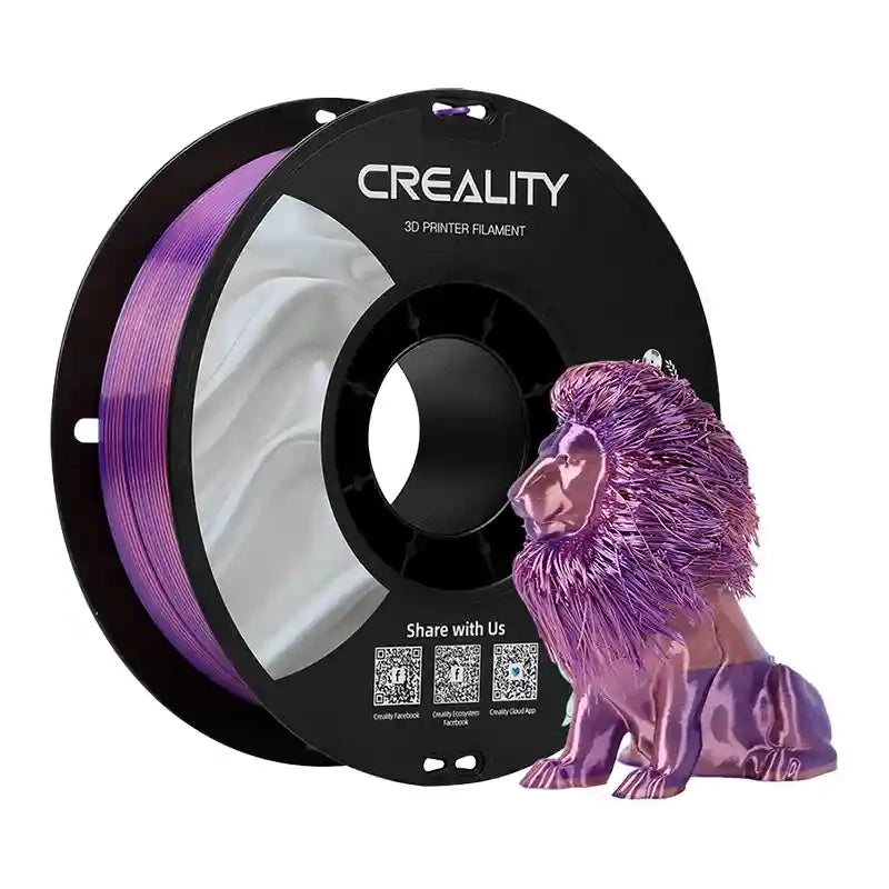Creality Cr-silk Pla Filament  -  Pink/lilla, 1 Kg - Geekd.dk
