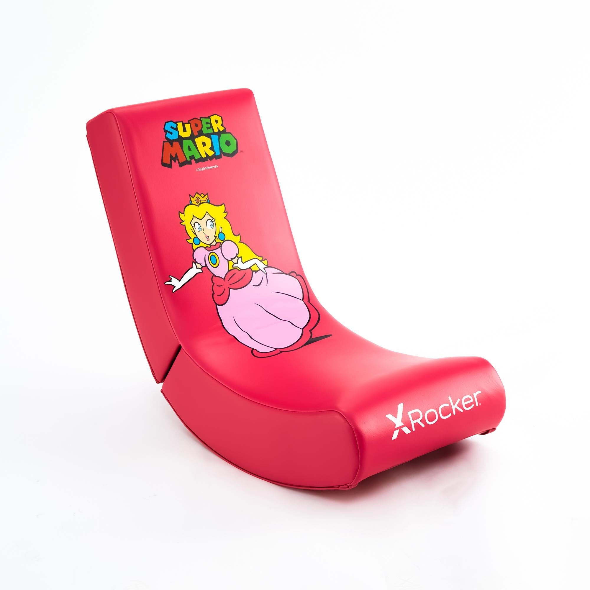 X-rocker Super Mario All-star Video Rocker Gamingstol  -  Peach - Geekd.dk