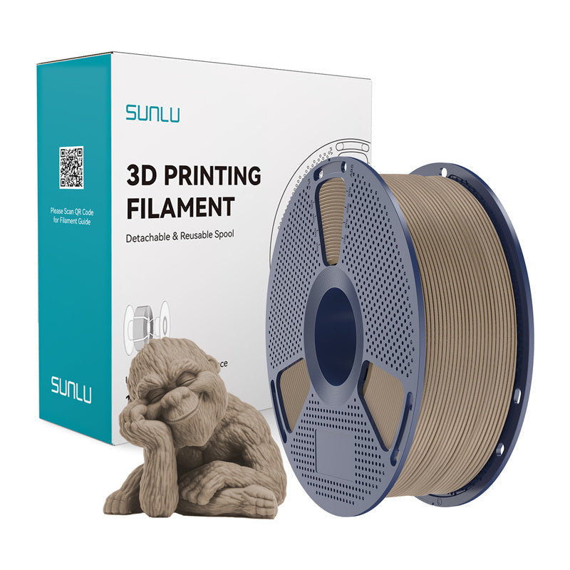 Sunlu Wood Filament  -  Wood, 1,75 Mm, 1 Kg - Geekd.dk