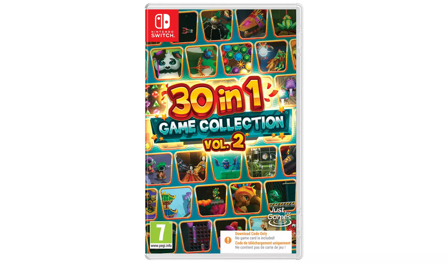 30-in-1 Game Collection Vol. 2  -  Nintendo Switch  -  Downloadkode I Boks Spil - Geekd.dk