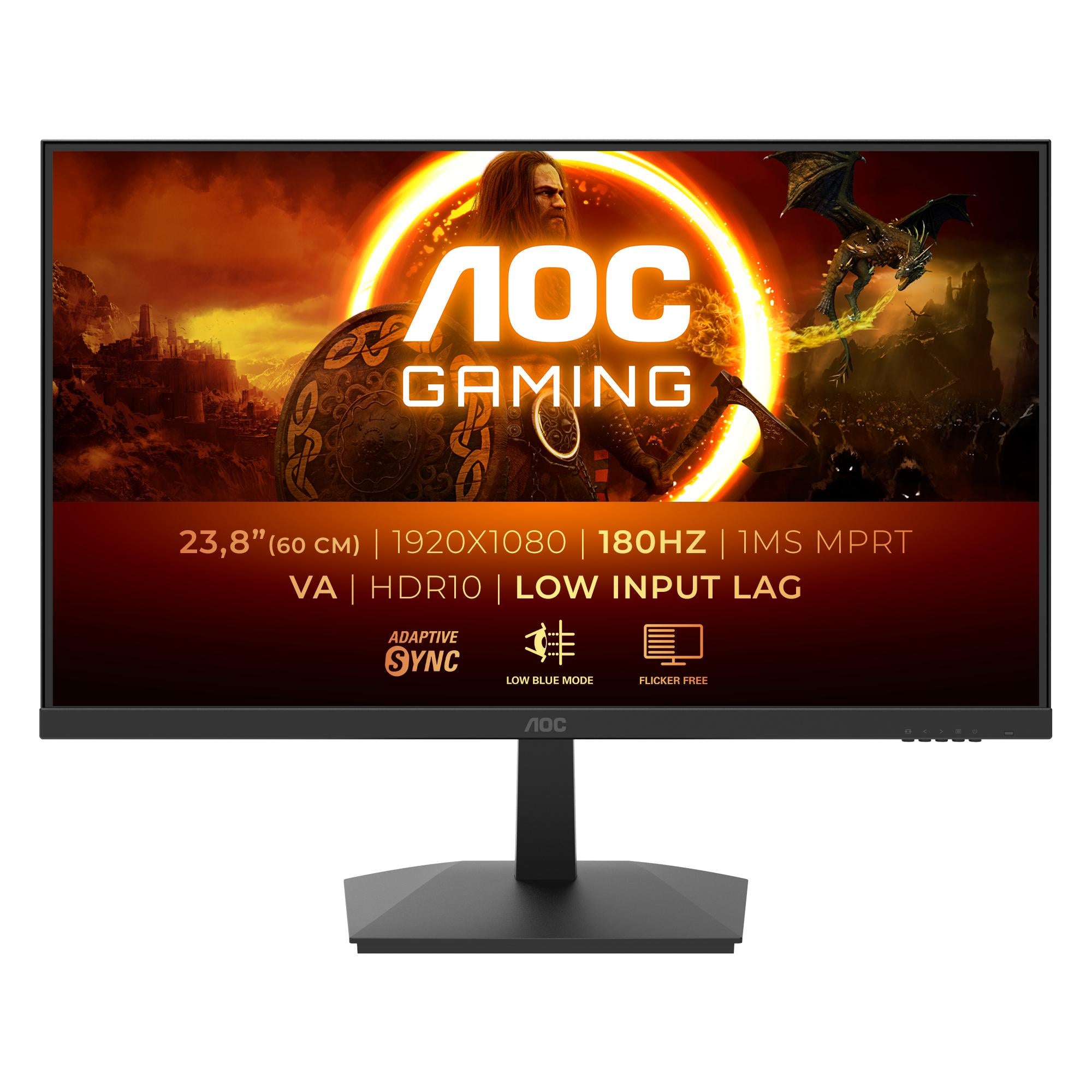 Aoc Gaming 24g15n2 24" Fhd Skærm - 180hz - Geekd.dk