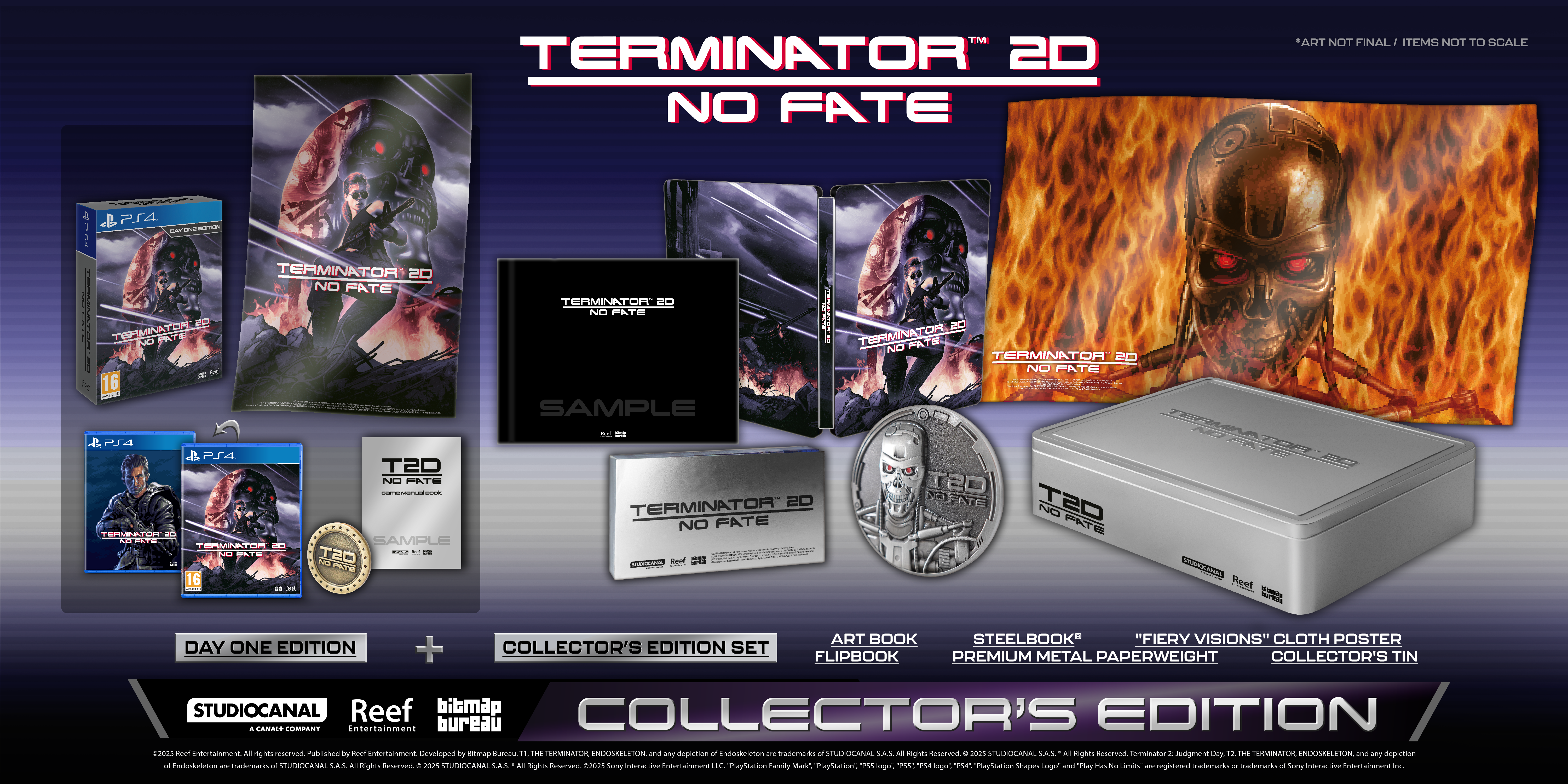 Terminator 2d: No Fate  -  Collectorâs Edition  -  Playstation 4 Ps4 Spil - Geekd.dk