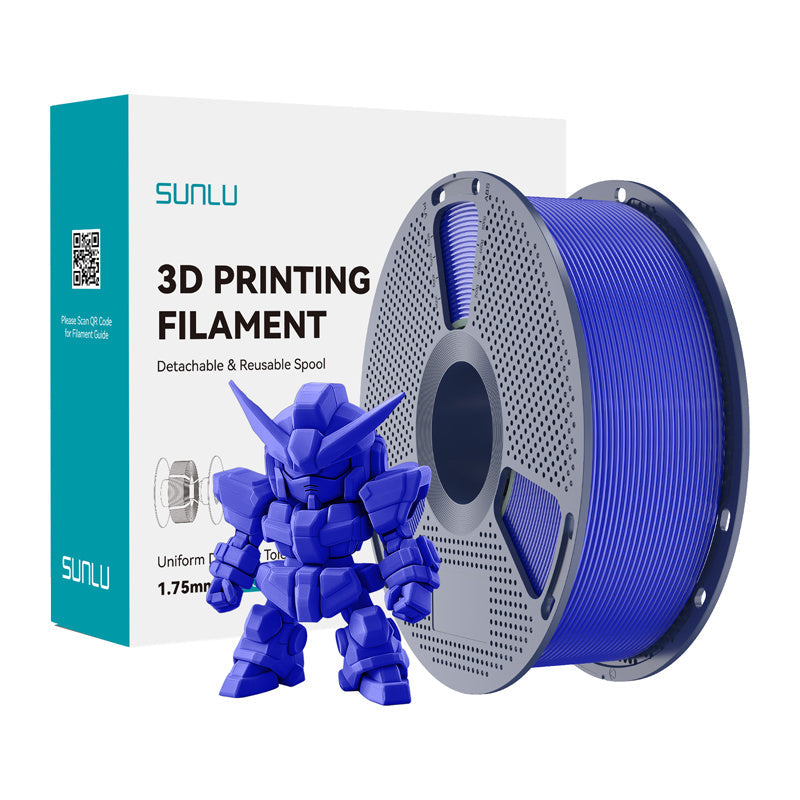 Sunlu Pla+ 2.0 Filament  -  Light Blue, 1,75 Mm, 1 Kg - Geekd.dk