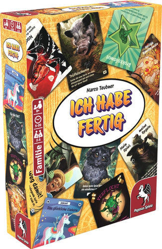 Pegasus Ich Habe Fertig Kortspil Tysk Brætspil - Geekd.dk