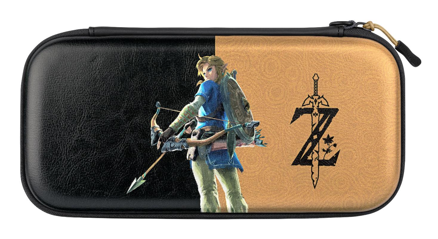 Pdp Nintendo Switch Deluxe Rejseetui  -  Zelda Konsol Taske - Geekd.dk