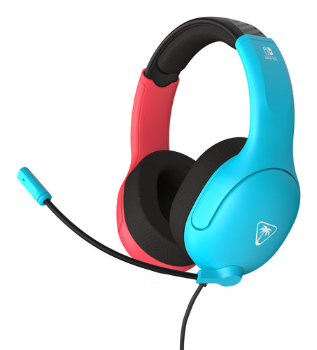 Turtle Beach Airlite Fit Kablet Gaming Headset - Sort/blå/rød - Geekd.dk