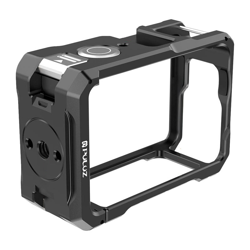 Puluz Pu1074b Metalramme Med Cold Shoe Til Dji Osmo Action 6 Kamerabeskyttelse - Geekd.dk