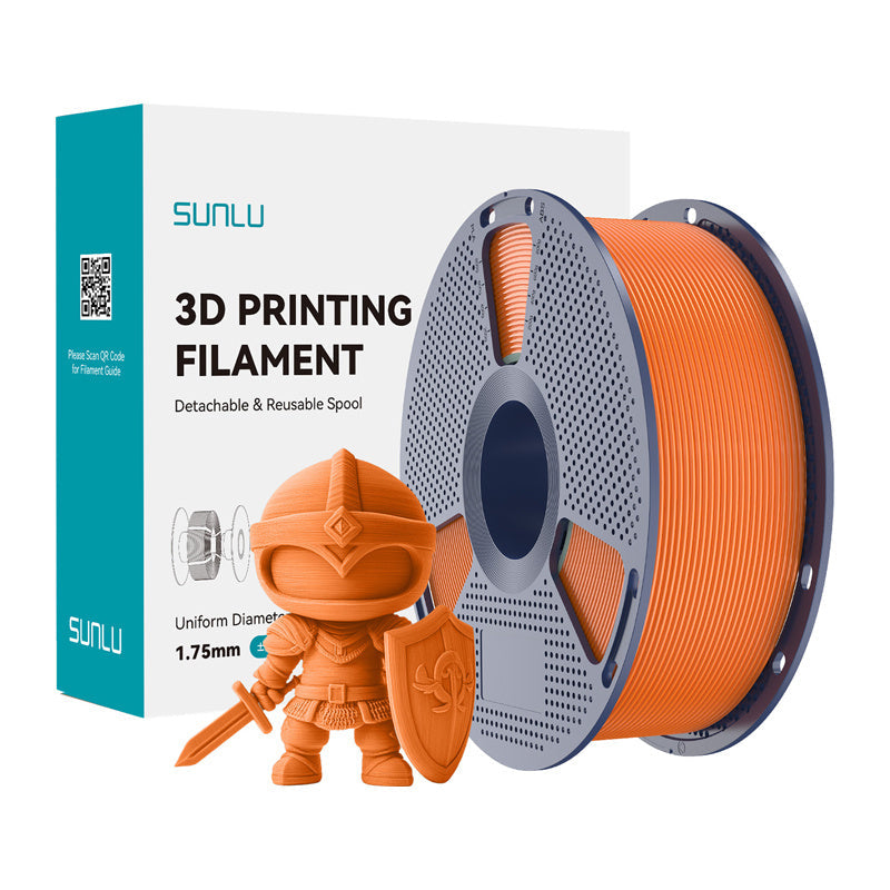 Sunlu Pla+ Filament  -  Sunny Orange, 1,75 Mm, 1 Kg - Geekd.dk