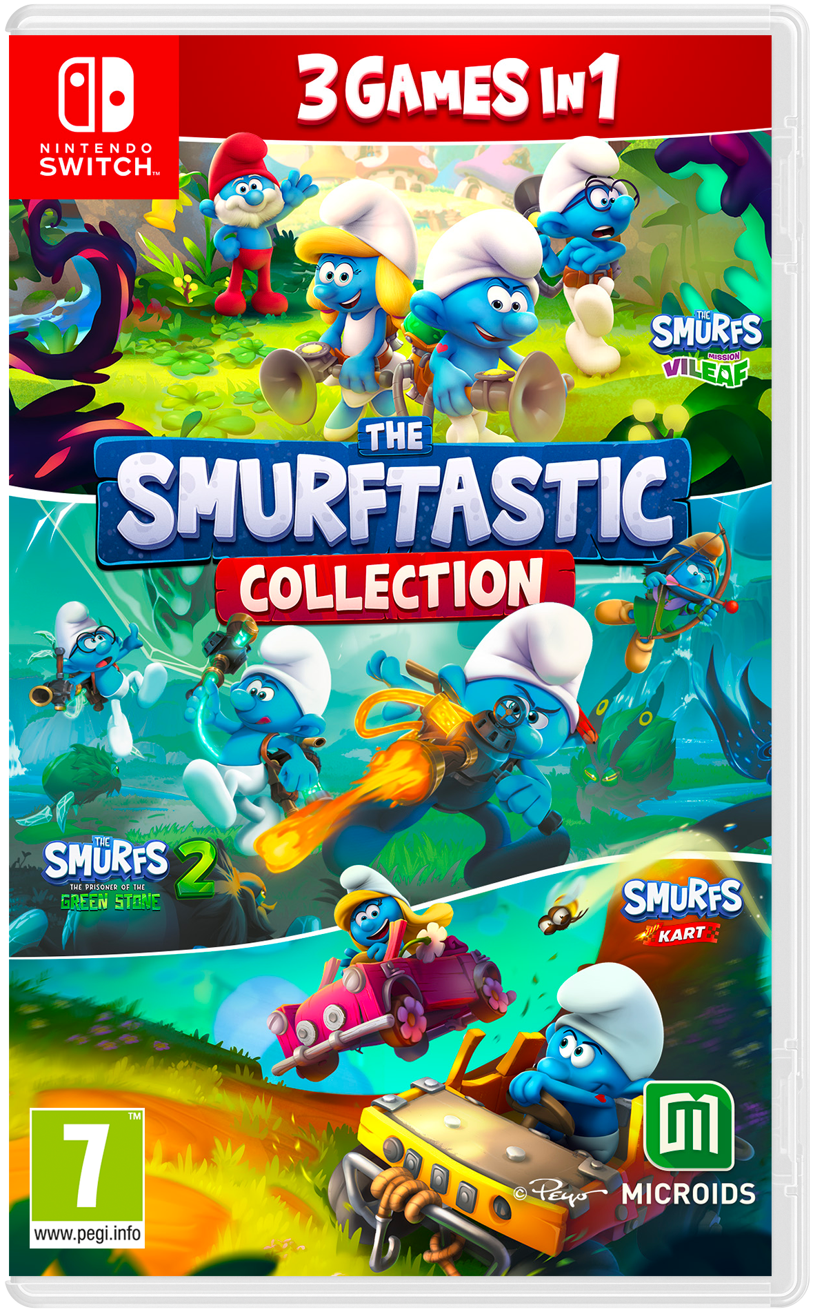 The Smurftastic Collection 3-in-1 Nintendo Switch Nintendo Switch Spil - Geekd.dk