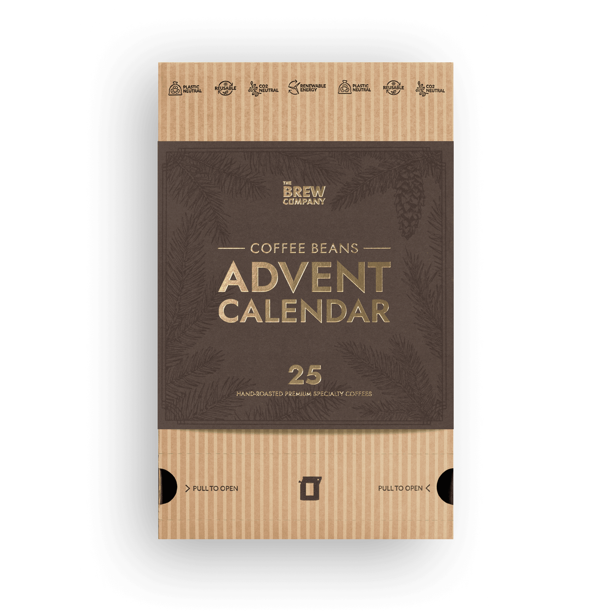 The Brew Company Kaffejulekalender 2026  -  25 ã 50 G Hele Bønner - Geekd.dk