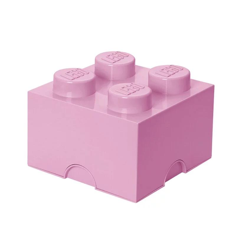 Room Copenhagen Lego Storage Brick 4 Light Pink - Rc40031738 Opbevaringskasse - Geekd.dk