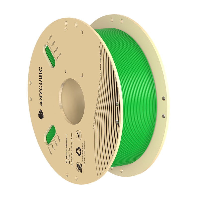 Anycubic Pla Filament  -  Grøn, 1 Kg - Geekd.dk