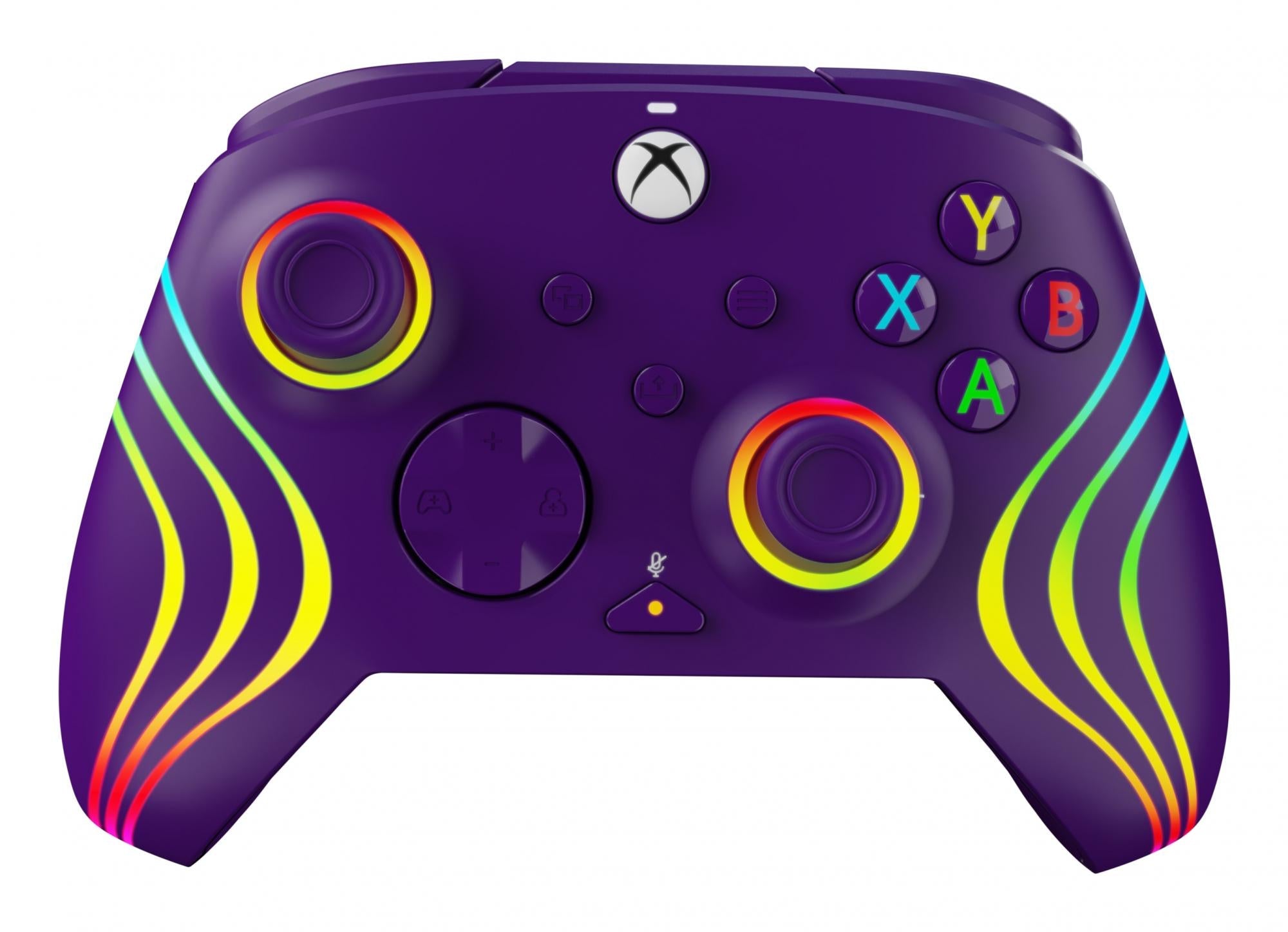 Pdp Afterglow Wave Kablet Controller  -  Lilla - Geekd.dk