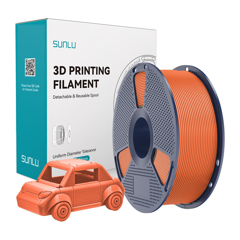 Sunlu Petg Filament  -  Sunny Orange, 1,75 Mm, 1 Kg - Geekd.dk