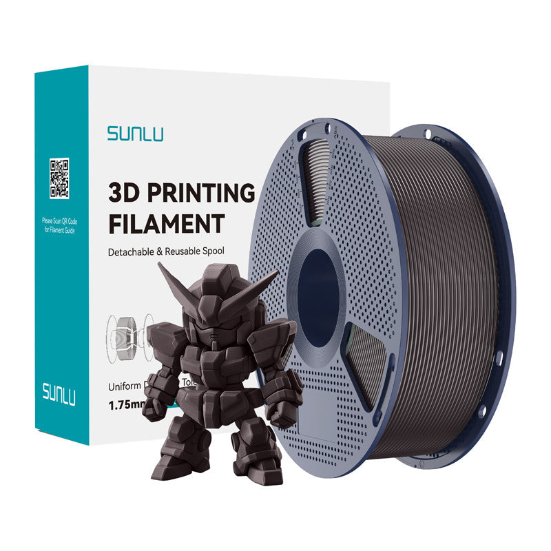 Sunlu Pla+ 2.0 Filament  -  Roasted Chestnut, 1,75 Mm, 1 Kg - Geekd.dk
