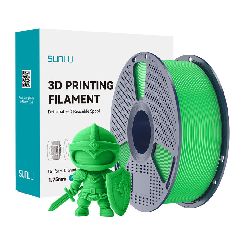 Sunlu Pla+ Filament  -  Grøn, 1,75 Mm, 1 Kg - Geekd.dk