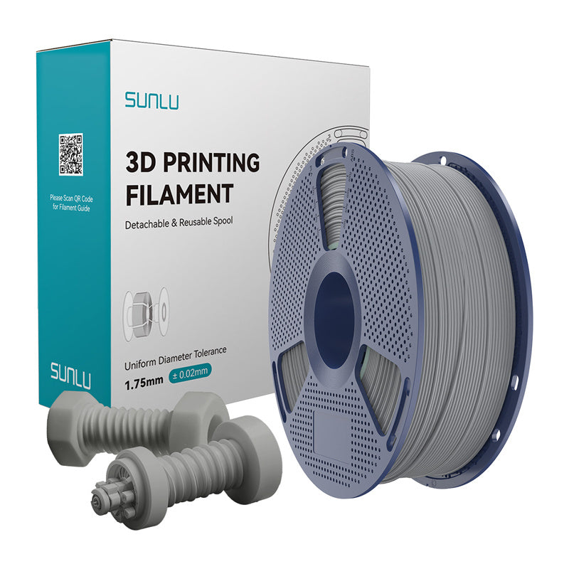 Sunlu Abs High-speed Filament  -  Grå, 1,75 Mm, 1 Kg - Geekd.dk