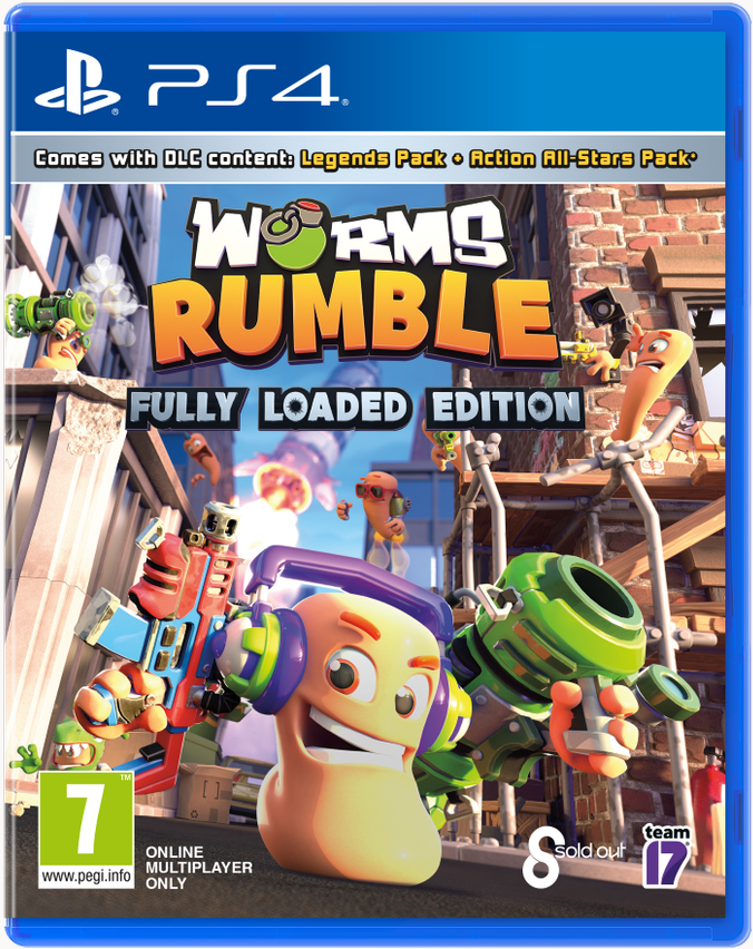 Worms Rumble  -  Playstation 4 Ps4 Spil - Geekd.dk