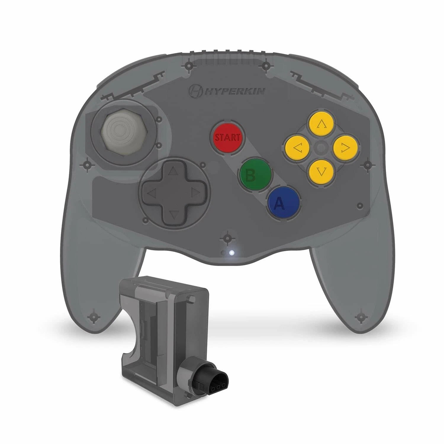 Hyperkin Admiral  -  Trådløs N64-controller  -  Space Black - Geekd.dk