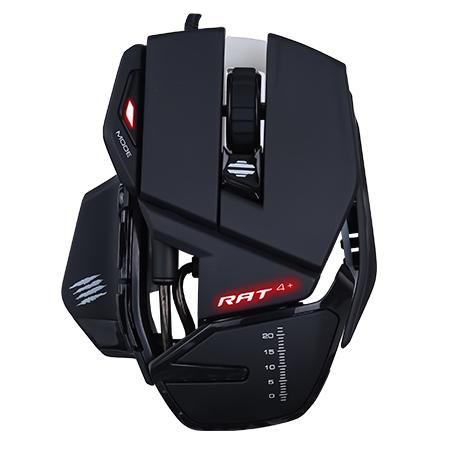 Mad Catz R.a.t. 4+ Gamingmus - Sort - Geekd.dk