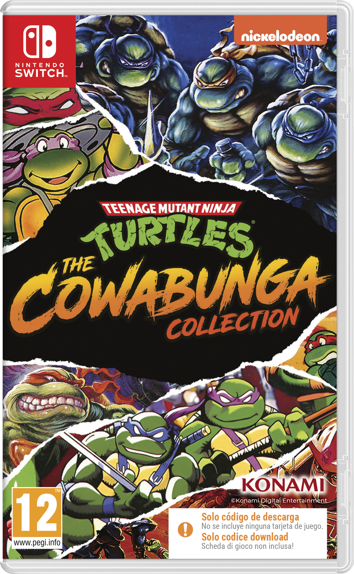 Tmnt: The Cowabunga Collection  -  Switch  -  Downloadkode I Boks Spil - Geekd.dk