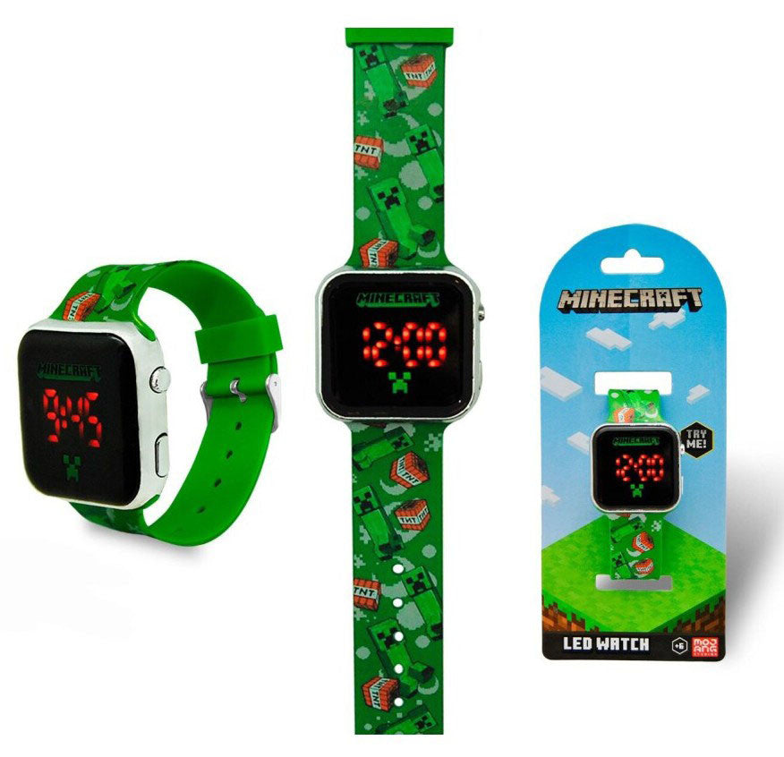 Minecraft Tnt Digitalt Led-ur - Geekd.dk