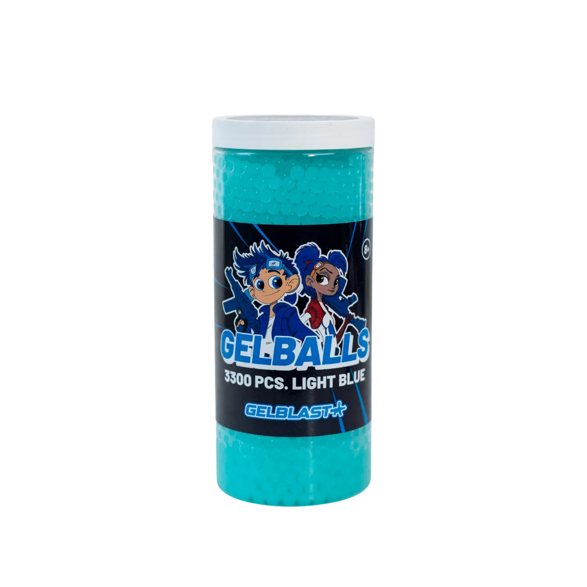 Gelblast Gelballs Light Blue 3.300 Pcs - Geekd.dk