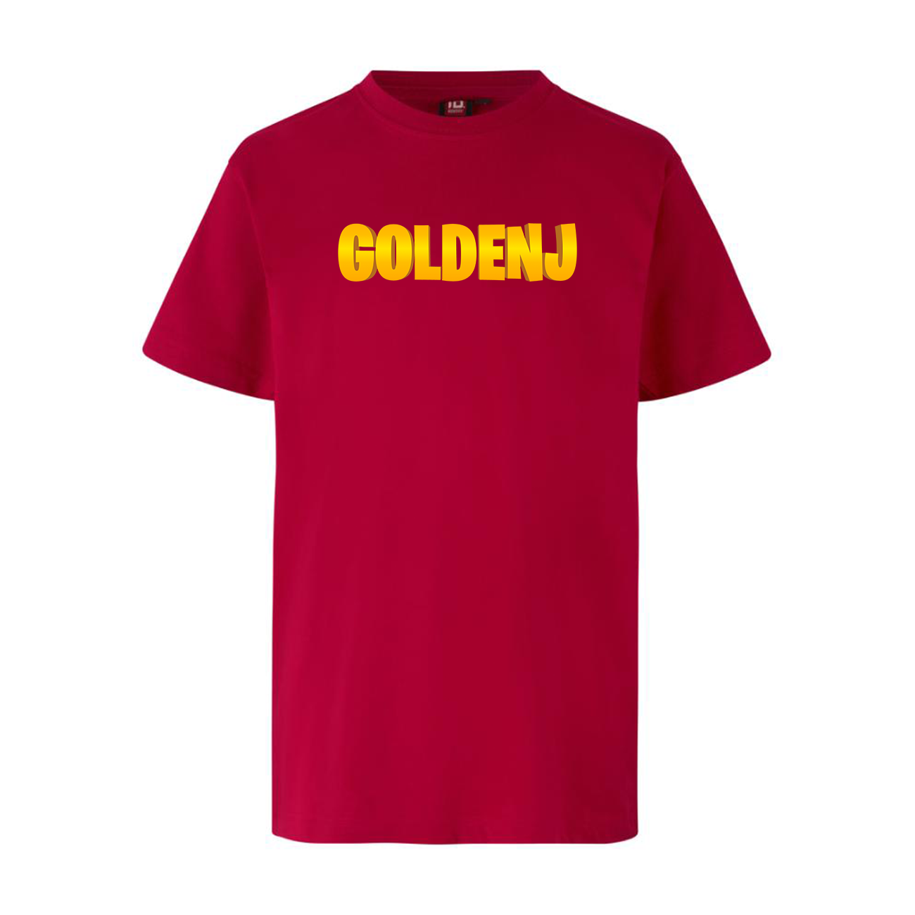 Goldenj Tee - Rød T-shirt - Geekd.dk
