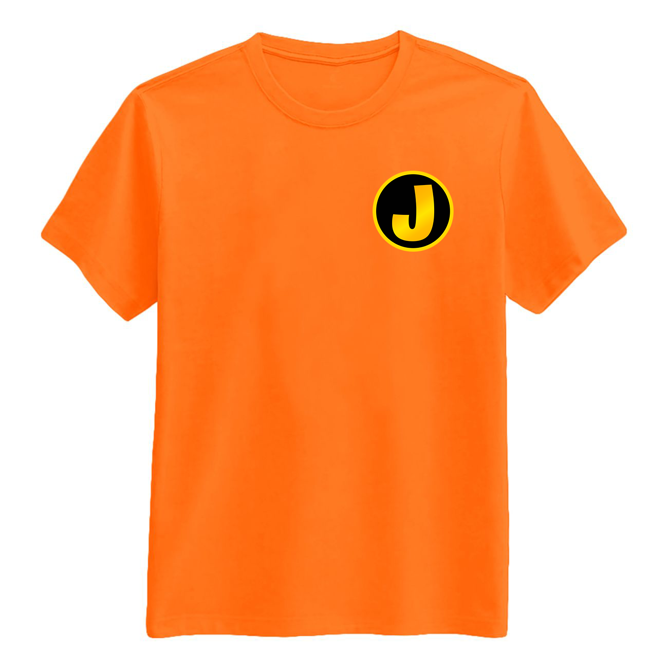 Goldenj Logo Tee - Orange T-shirt - Geekd.dk