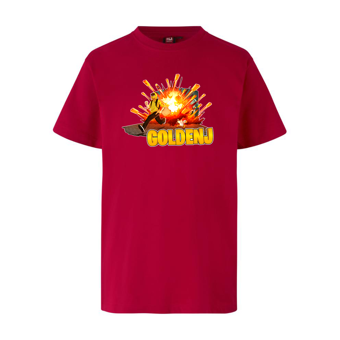 Goldenj Vault Tee - Rød T-shirt - Geekd.dk