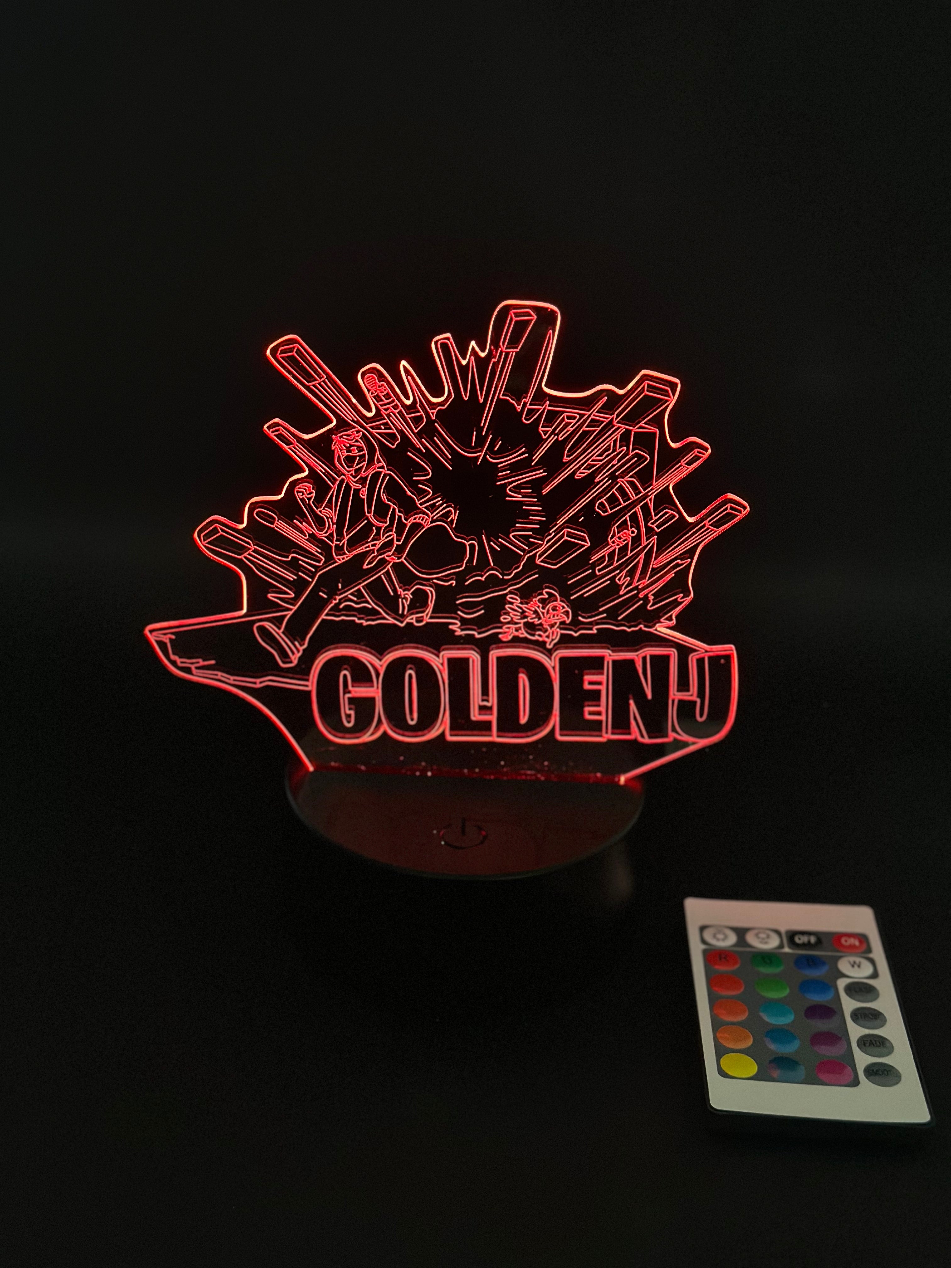 Goldenj Vault - 3d Lampe - Geekd.dk