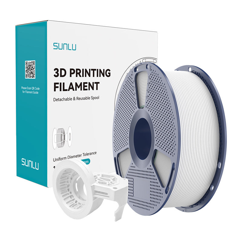 Sunlu Petg High-speed Matte Filament  -  Hvid, 1,75 Mm, 1 Kg - Geekd.dk