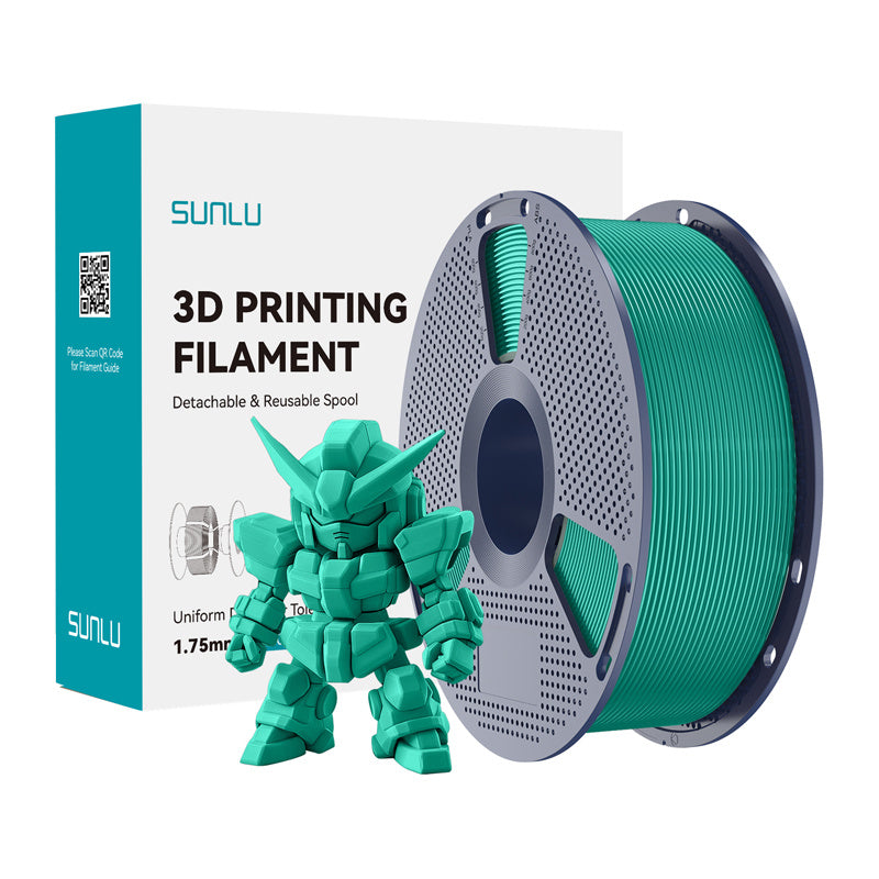 Sunlu Pla+ 2.0 Filament  -  Grass Green, 1,75 Mm, 1 Kg - Geekd.dk