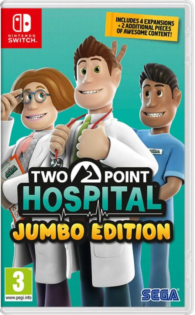 Two Point Hospital: Jumbo Edition  -  Nintendo Switch Nintendo Switch Spil - Geekd.dk