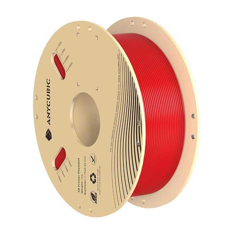 Anycubic Pla Filament  -  Rød, 1 Kg - Geekd.dk