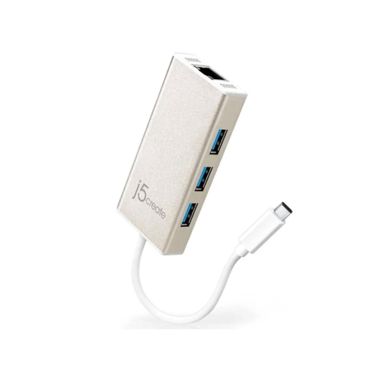 J5create Jch471  -  Usb-c-hub Med Gigabit Ethernet Adapter - Geekd.dk